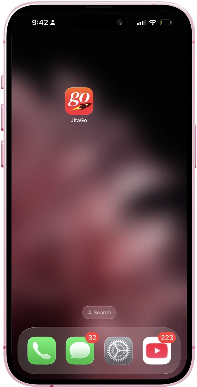 Open the Jitago icon on your iPhone and begin betting or playing casino games.