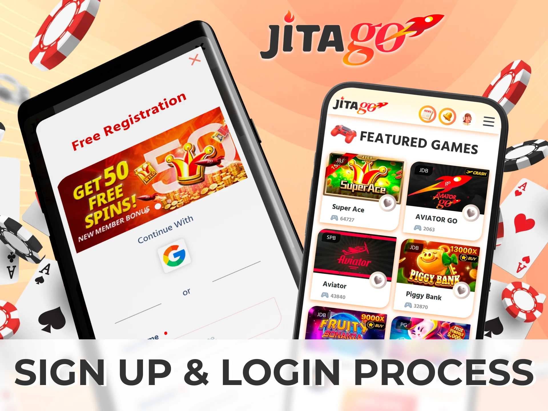 Update the Jitago app to access new features and improved gaming experience.