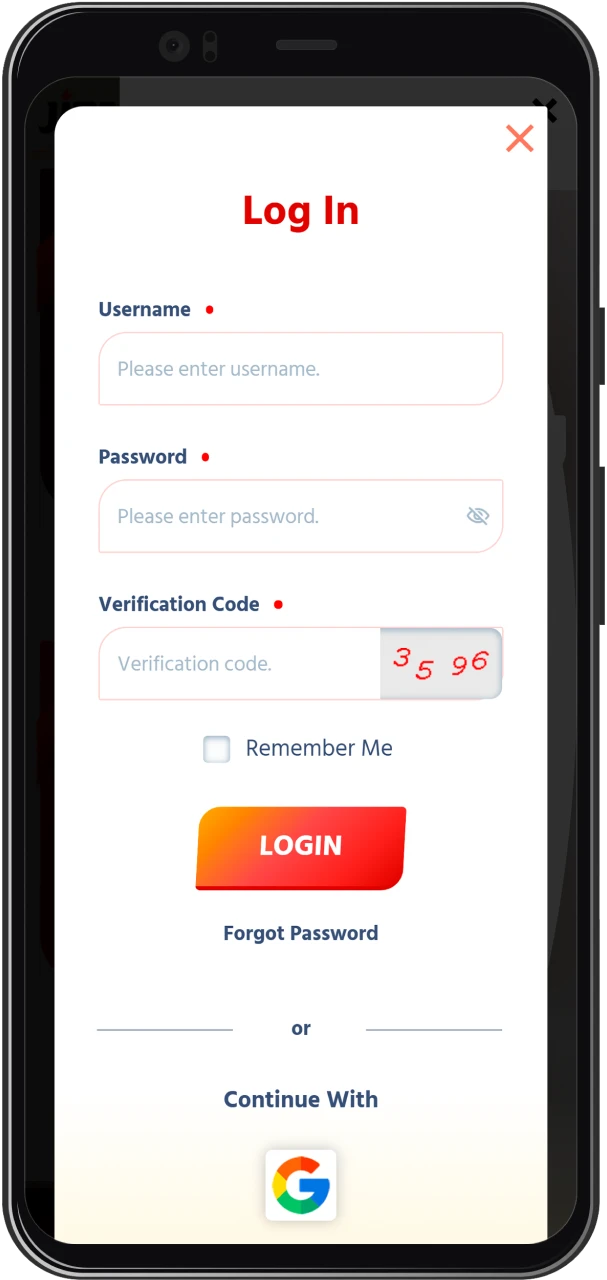 Sign in on the official Jitago site with your username and password to access your wallet.