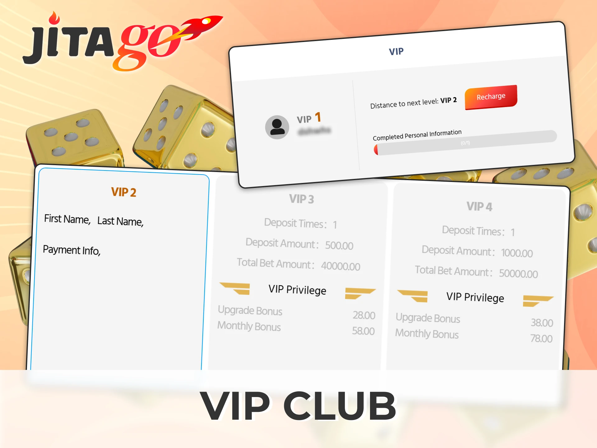 The Jitago VIP Club offers exclusive rewards, promotions, and a comfortable gaming experience.